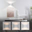 Stephney Plastic LED Flush Mounted Sconce