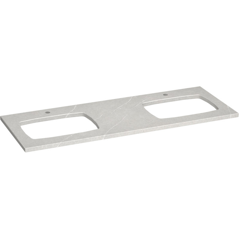 Dessus de meuble-lavabo 61 po Silestone Quartz, Serena éternel