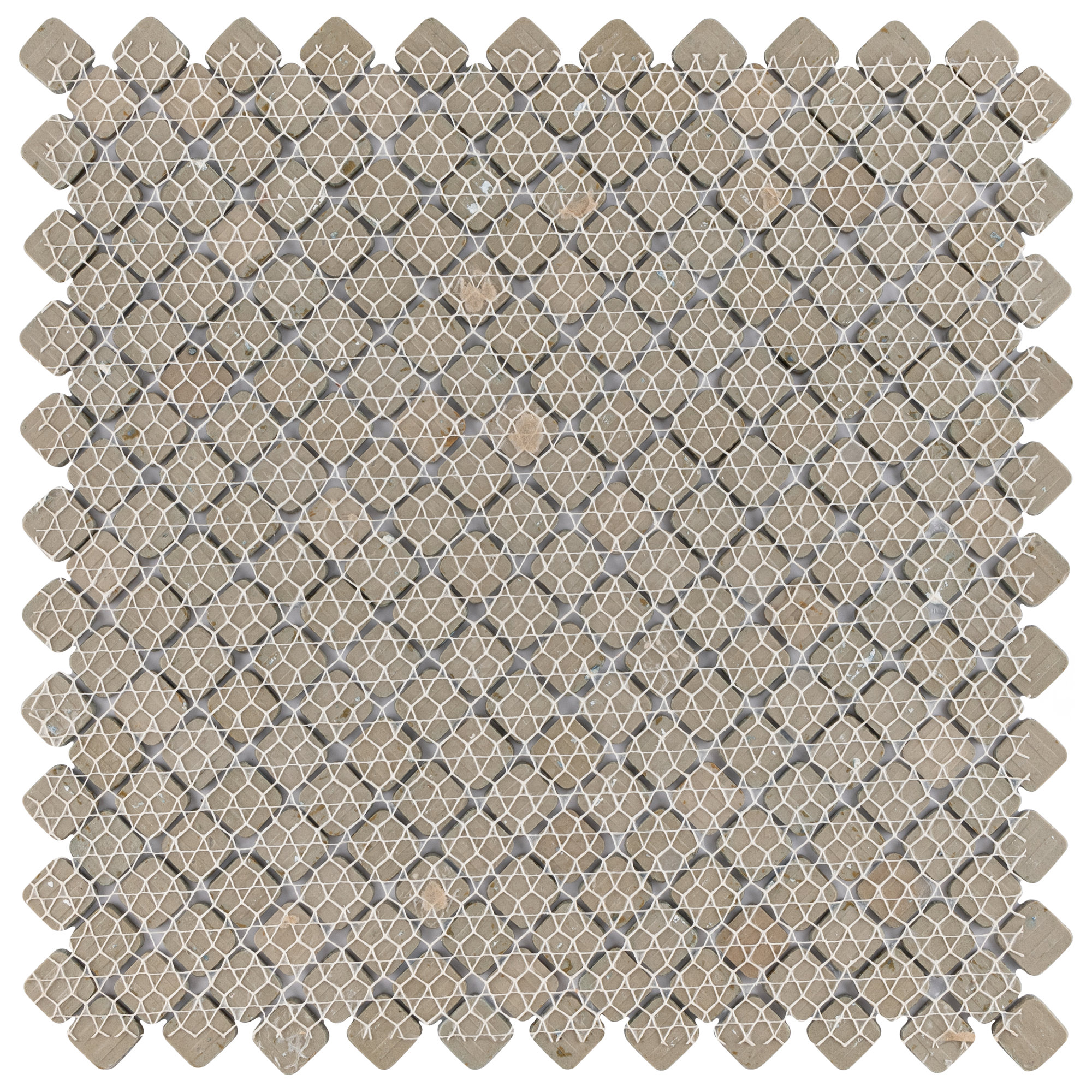 Hudson Diamond 12-1/4 " x 12-3/8 " Porcelain Mosaic Floor & Wall Tile, Light Green