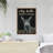 Donkey On Black Background - Have A Seat - 1 Piece Rectangle Graphic Art Print On Wrapped Canvas-290919601