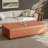 Multifunctional PU Leather Rubber Solid Wood Leg Ottoman