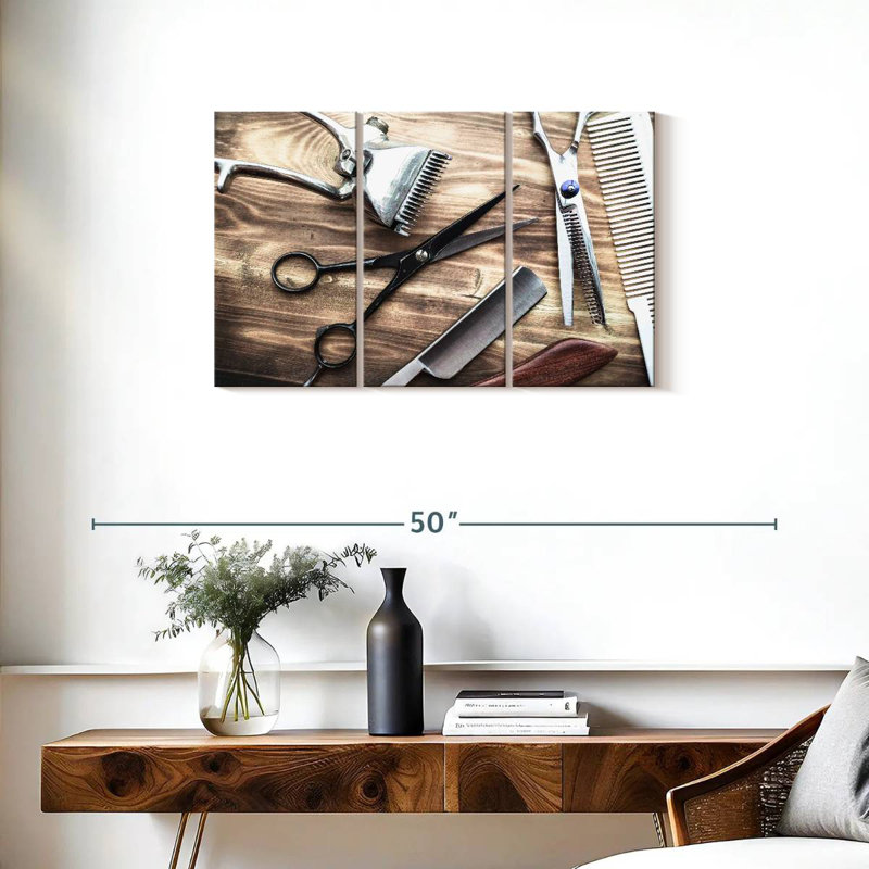 Shuttleworth Barber Accessories, 20" H x 33" W