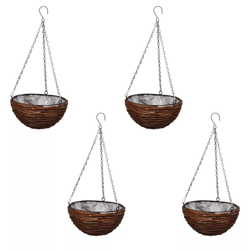 Yousef Wood Hanging Planter