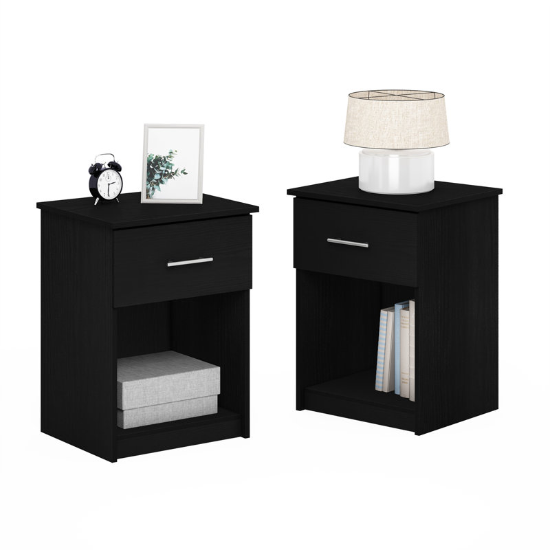 45.01cm W Manufactured Wood Bedside Table