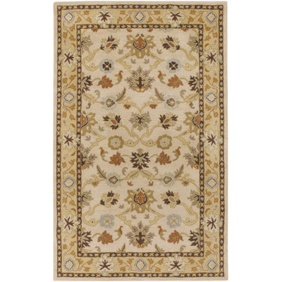 Arnedra Hand Tufted Wool Floral Indoor Rug