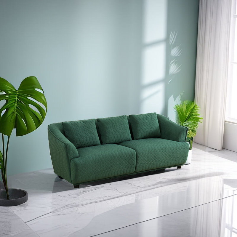 Flannelette Upholstered Sofa