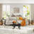 3-Piece Tempered Glass Surface Coffee Table Set