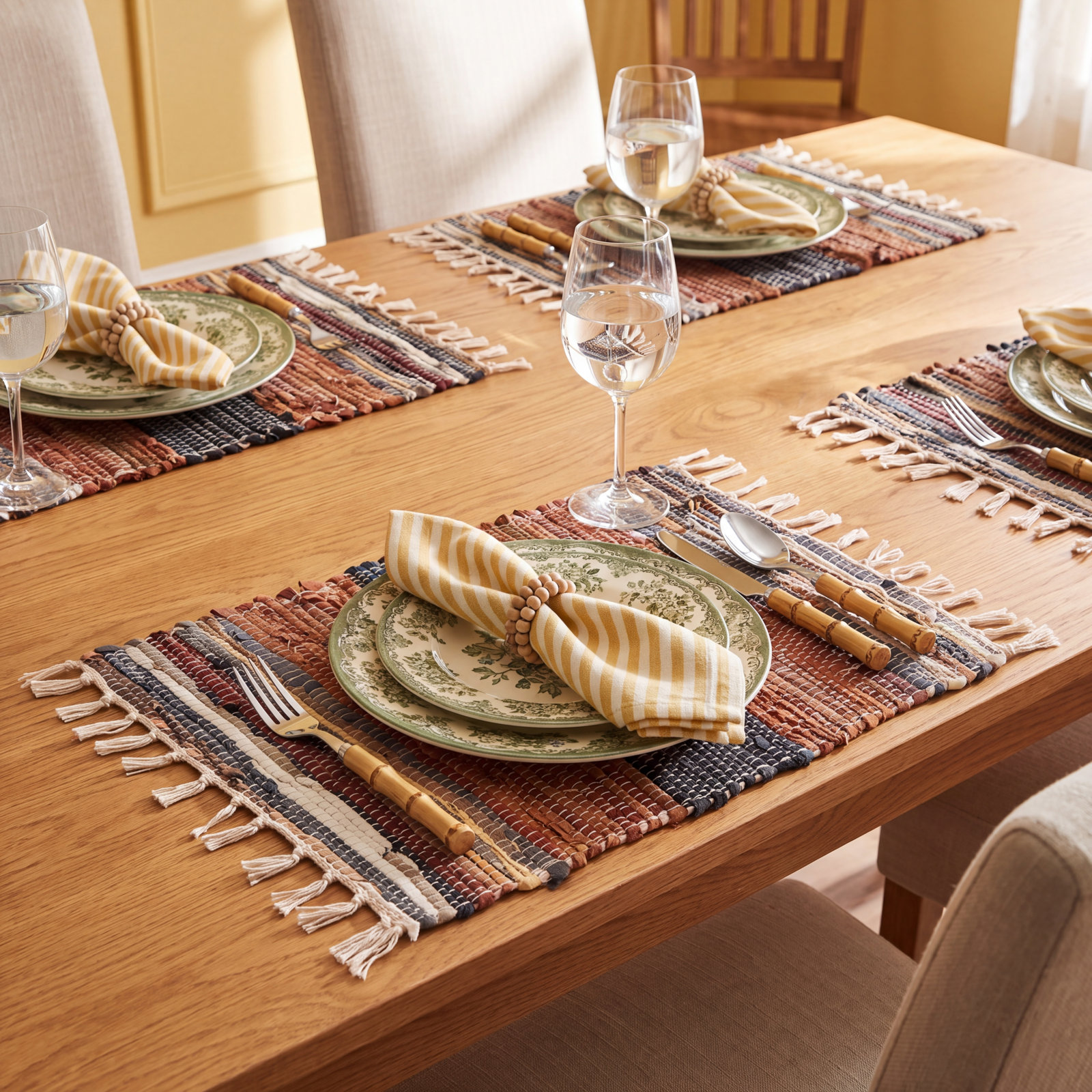Grasty Leather Placemat
