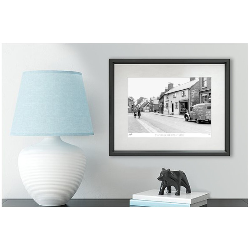 Weaverham, High Street C1955 - Single Picture Frame Print, 60cm H x 80cm W x 2.3cm D