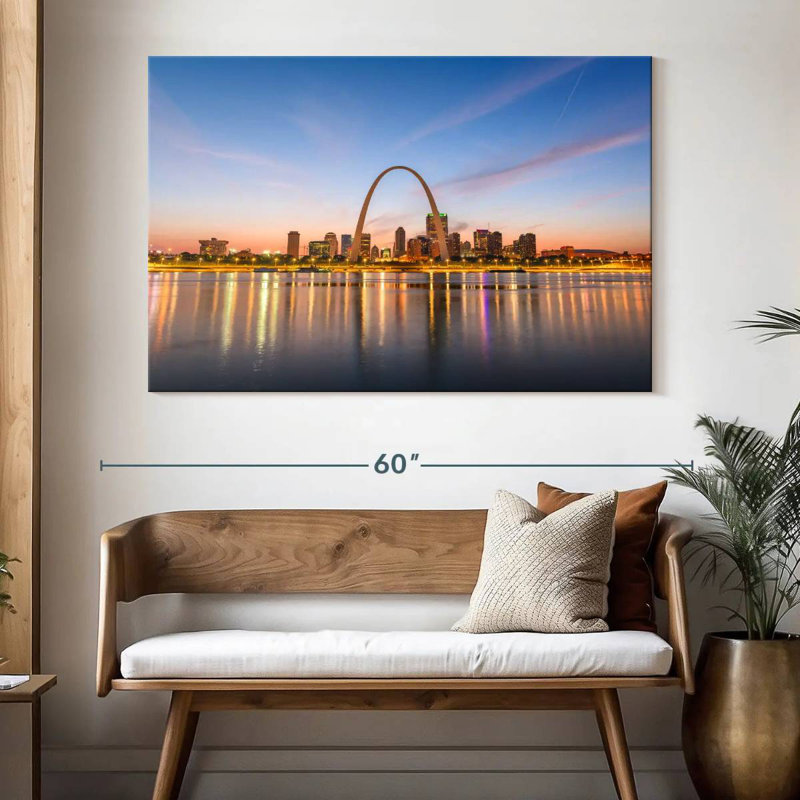 Rorry St Louis Skyline Lights, 34" H x 51" W