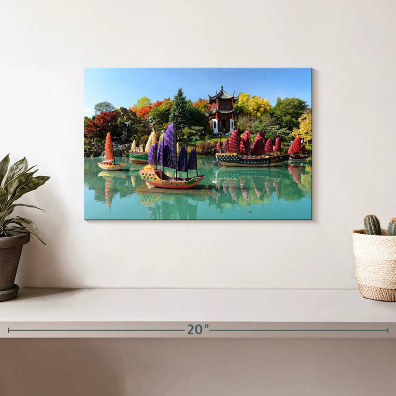 Mehar Montreal Sampan Boats, 8" H x 12" W