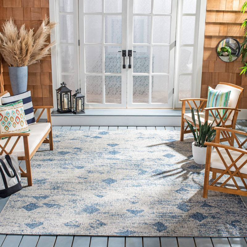 Tufnell Performance Abstract Rug, Rectangle 5'5" x 7'7"