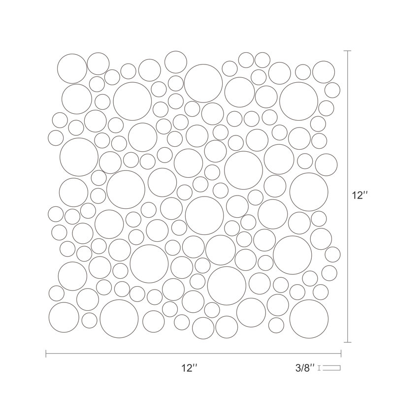 Bolle Carrara Random Sized Marble Mosaic Wall & Floor Tile