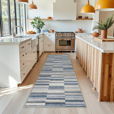 Modern Abstract Ultra-Thin Washable Area Rug