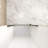 32"X 72" Pivot Shower Door, Aluminum Frame, Half Frame ,1/4"(6Mm) Tempered Glass Explosion Proof Film-121957773