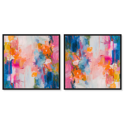 Knowing Me Set Canvas Saturaded Art by Art Remedy