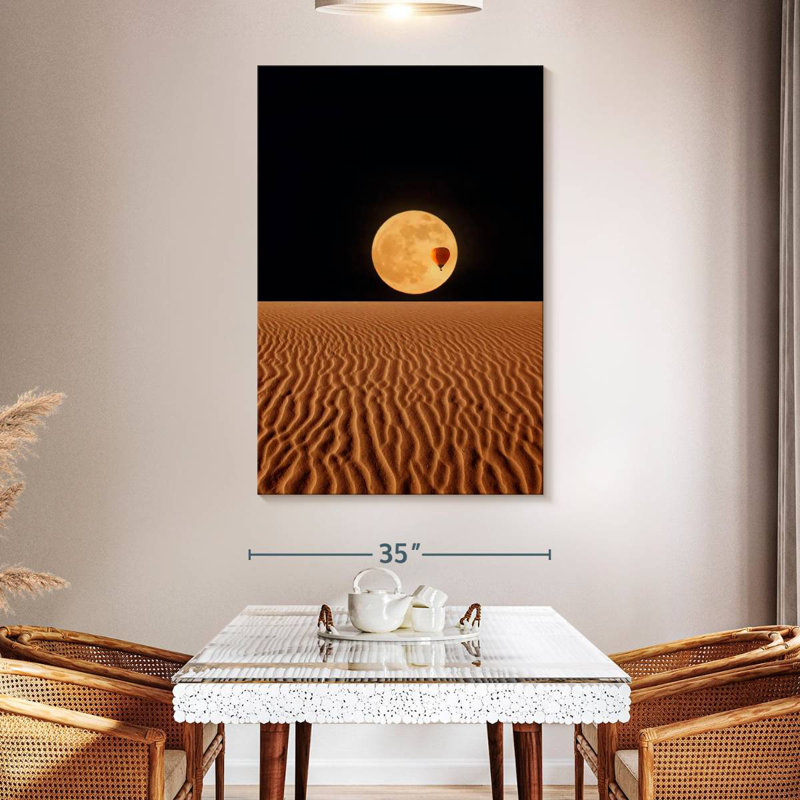 Oberle Desert Moonrise Balloon, 39" H x 26" W