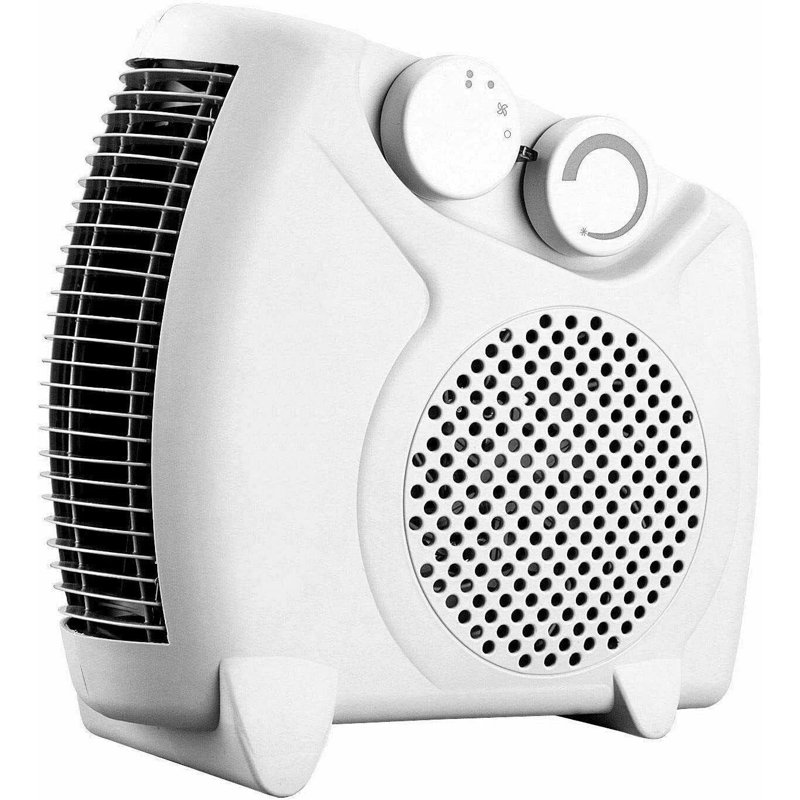 Belfry Heating Dominguez 2000 Space Heater Electric Fan Heater with 2 Heat Settings