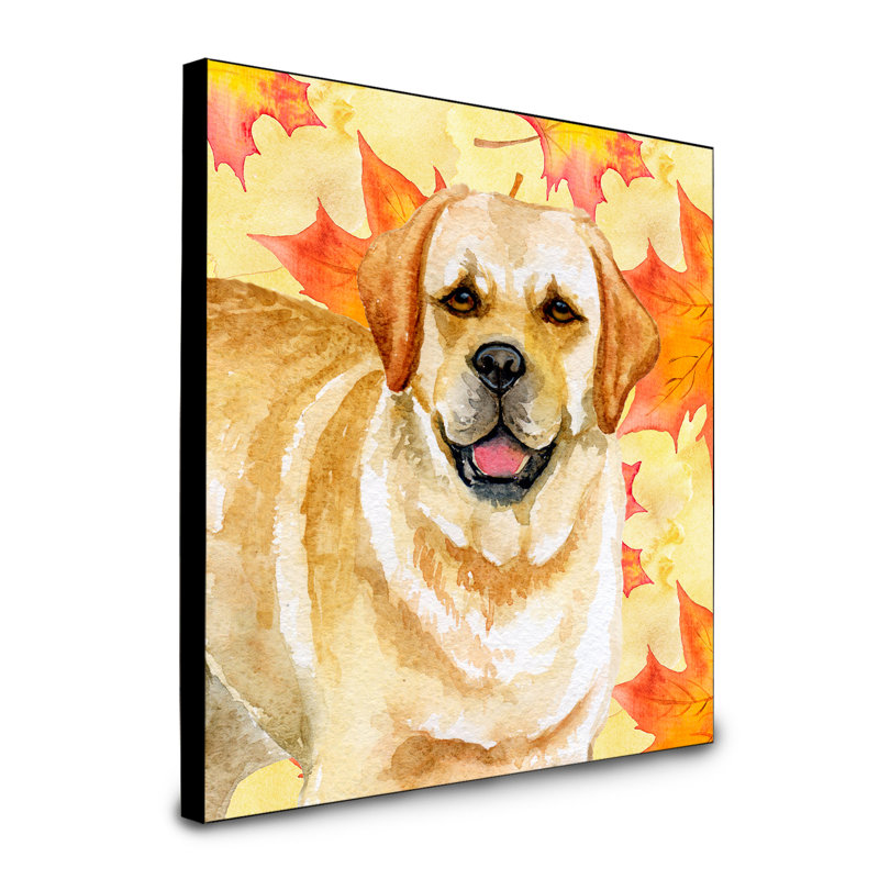 Panneau mural d’art Cannes, Golden retriever