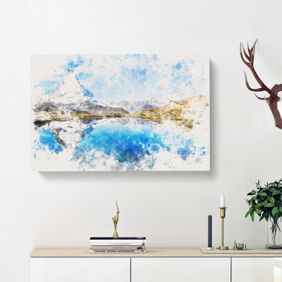 Matterhorn Mountain In Zermatt Switzerland - Wrapped Canvas
