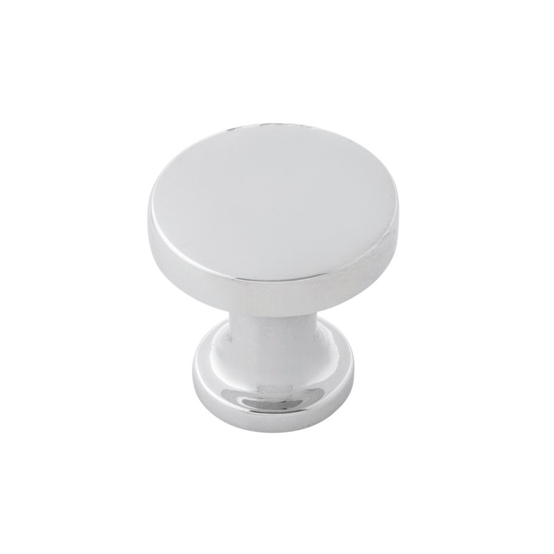 Flare Mushroom Knob, Chrome