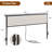 Headboard With Storage And Charging Station, Upholstered Storage Headboard Only With Bed Frame Brackets Adapter, Button Tufted Design, Easy Assembly-186466650-186466655
