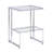 Kazbek 17.72'' Glass Top Console Table-704950743