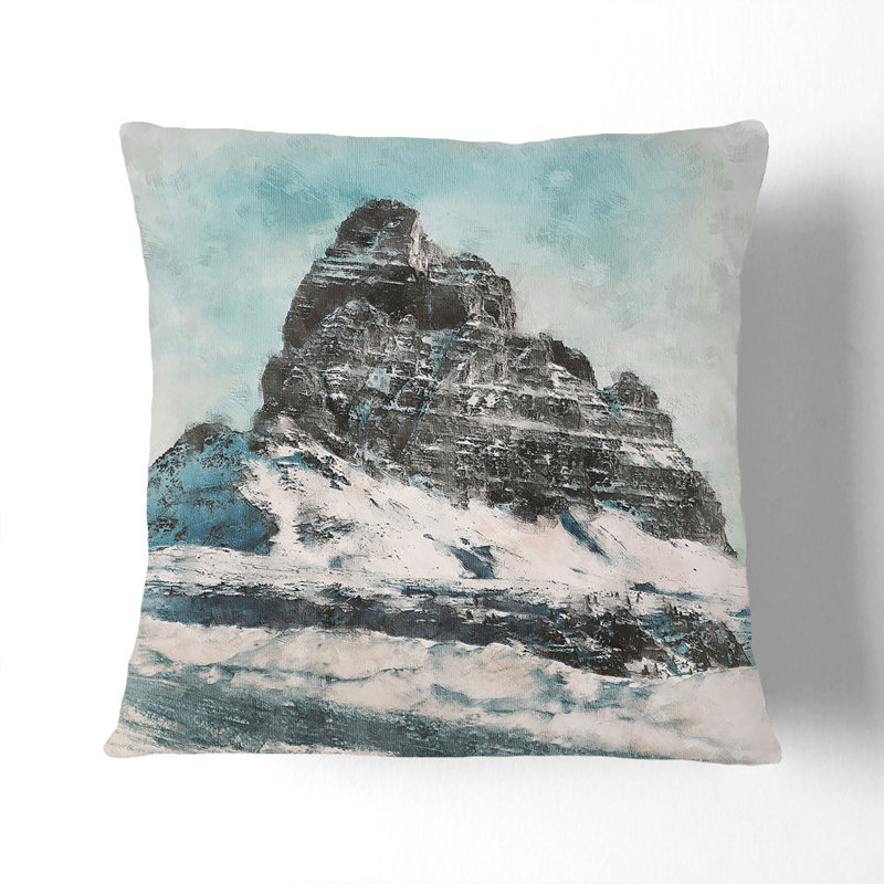 Square Cushion, Stone, 40cm H x 40cm W x 15cm D
