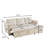 77'' Upholstered Sleeper Sofa-392543665
