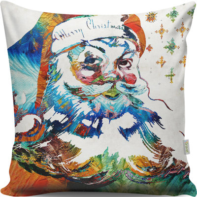 Premium Washable Cushion, 17.0 x 17.0 Inches, 50% Cotton / 50% Polyester, Silicone Filling, Concealed Zip | Soft, Comfortable & Ironable | Perfect for Home Decor, Living Room & Bedroom Accents