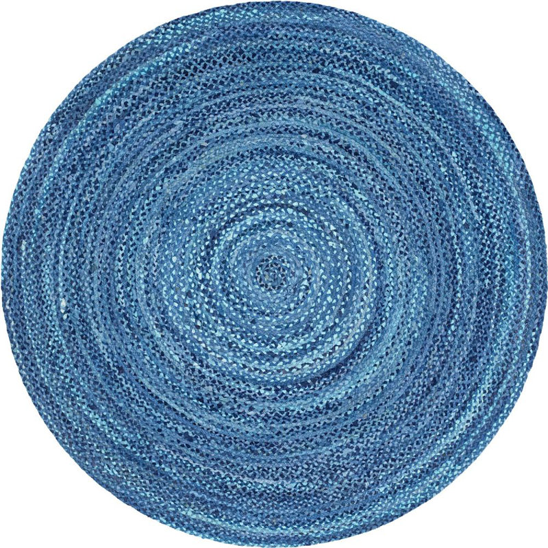 Tapis tressé couleur Branton, Rond 8 pi