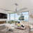 Sofucor Kemp 52" 3-Solid Wood Blade Classic Ceiling Fan with Remote Control and no Lights-91715617