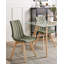 Set of 2 Dining Chairs CALGARY II Fabric -1825838767