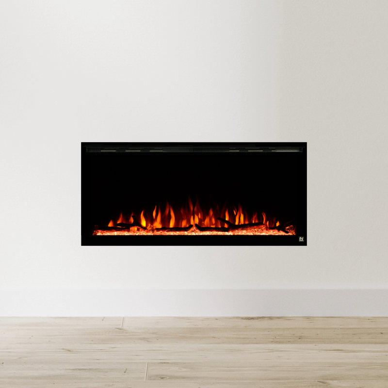 Sideline Elite Smart Electric Fireplace, 19.25" H x 41.75" W x 5.5" D