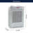 1500W 50 BTU Electric Compact Space Heater with Adjustable Thermostat