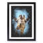 Chewing Giraffe - Framed Print-56842294-56842297