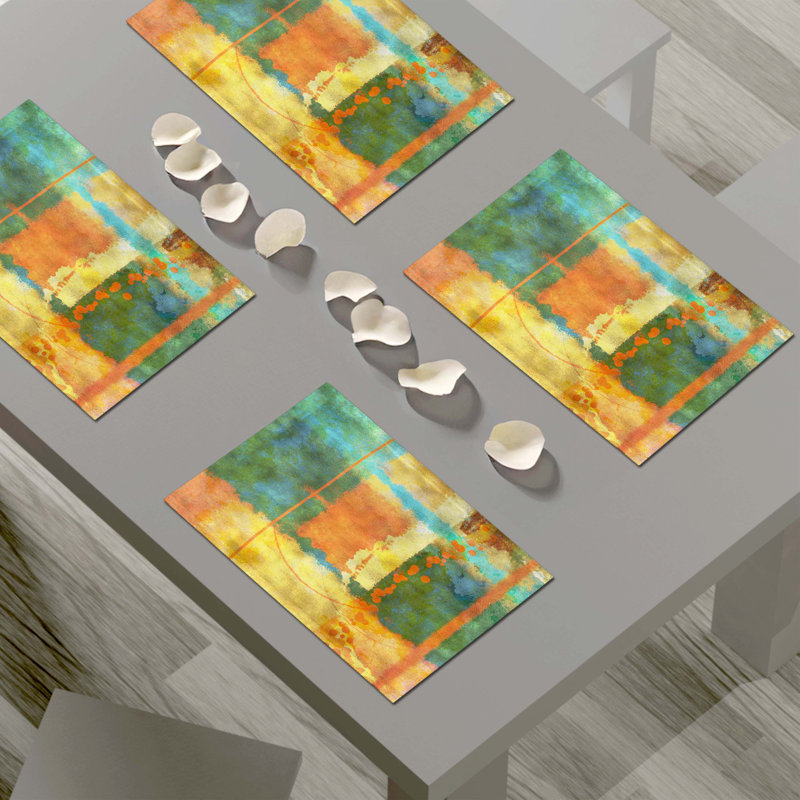 Napperon abstrait en polyester