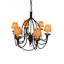 Lustre empire unique à 6 lumières Carruthers