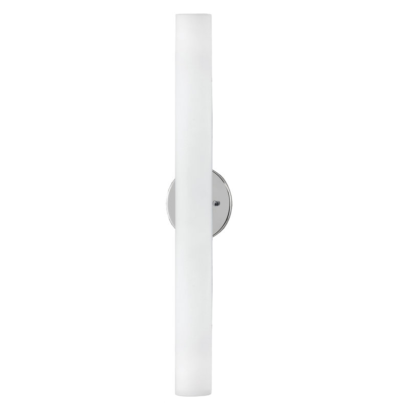 Bute LED Wallchiere, 24" H x 2" W x 2.75" D, Chrome