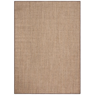 Tapis brun uni en sisal / jute Martha Stewart