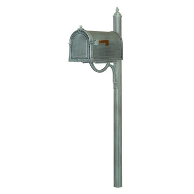 Berkshire Aluminum Post Mounted Mailbox