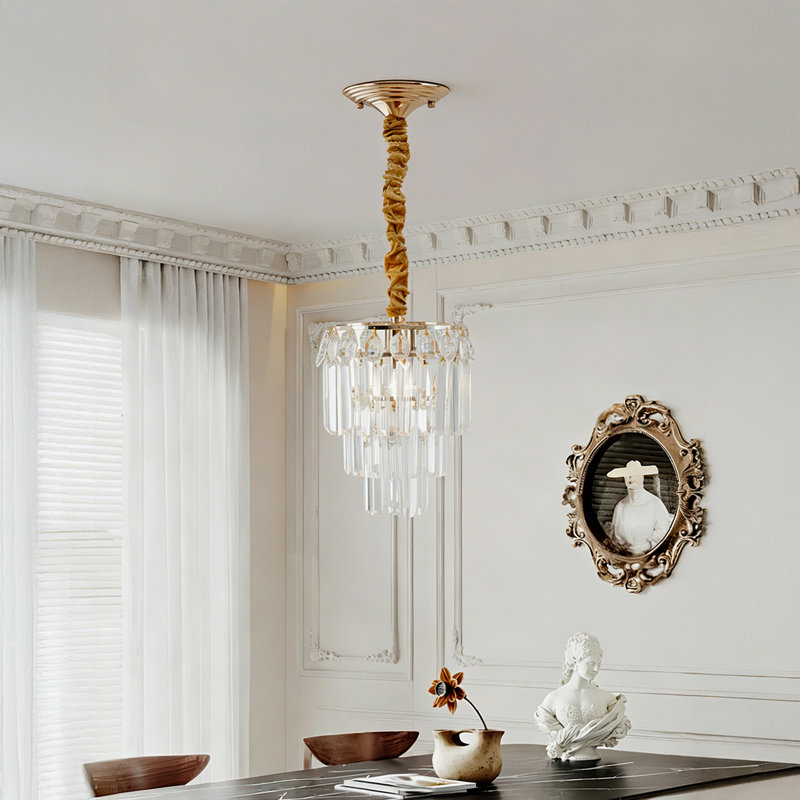 1 - Light Gold Chandelier Pendant