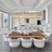 Solid Wood Dining Table-385286976