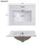 Petit meuble-lavabo moderne 20 "avec plateau en céramique-227116129
