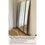 Miroir pleine grandeur mural de style médiéval pliable et caché en forme de papillon