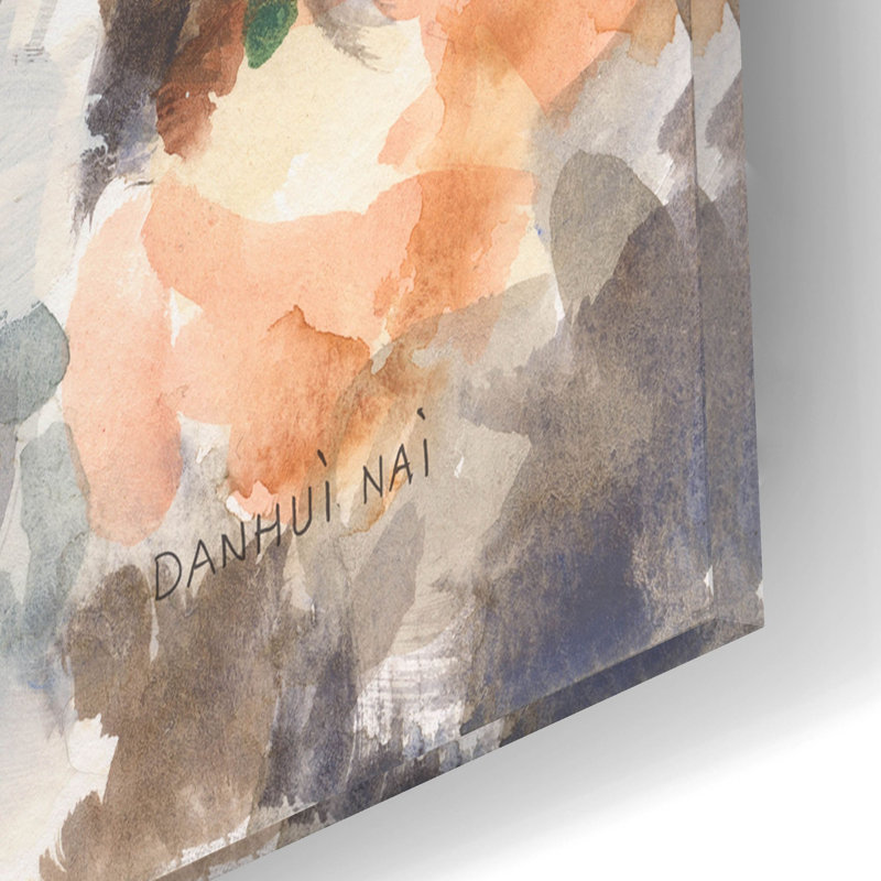 Art mural en verre acrylique, «Octavril Garden» par Danhui Nai, H 12 po x l 12 po x P 0,13 po