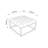 Ava 87cm Wide Velvet Tufted Square Solid Colour Footstool Ottoman-61175129