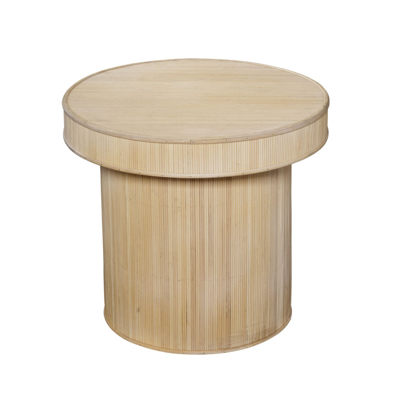 Taylor Bamboo Side Accent Table, Brown