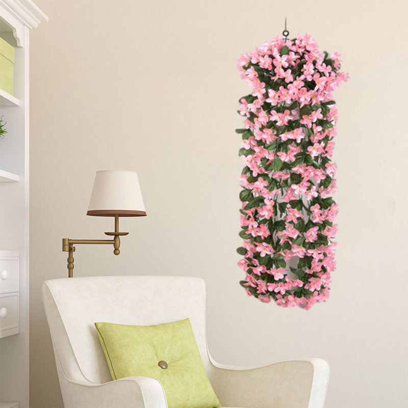 Guirlande de fleurs artificielles avec roses