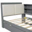 Lit plateforme en bois avec lit gigogne-2057322908-2057322909